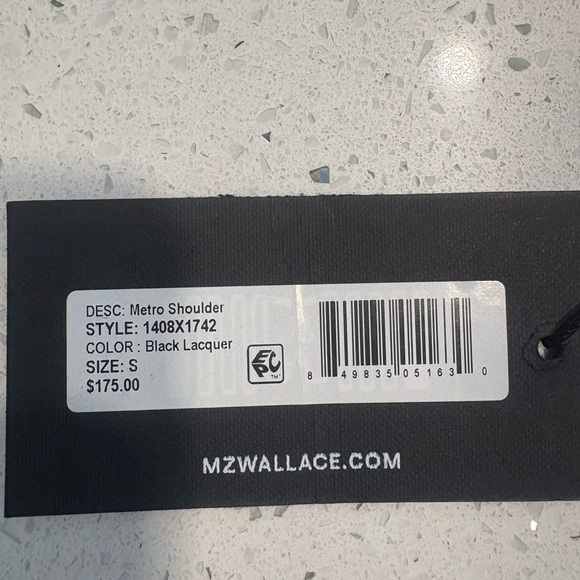 MZ Wallace Glossy Black Quilted Hobo Bag - Picture 12 of 12